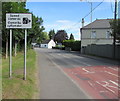 Speed cameras sign, Caerleon Road, Ponthir