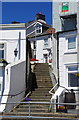 Steps by the Britannia Inn, Aberdyfi