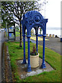 Cast iron fountain canopy at Kirn