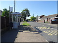 Bus stop and shelter on Main Street, Linton