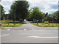 Looking across B1108 into Portal Avenue