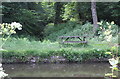 Picnic table on curve in Mon & Brec Canal