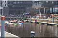 Dragon boat racing at Leeds Dock, Leeds