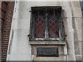 Window and Plaque in Market Street