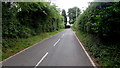 Hedge-lined Bettws Hill, Newport