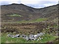 NB2420 : Shieling hut remains by the Allt Eadar na Ghèarraidh, Isle of Lewis by Claire Pegrum