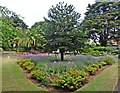 Borders and trees, Blenheim Gardens