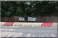 Direction signs on Gilden Way, Churchgate Street