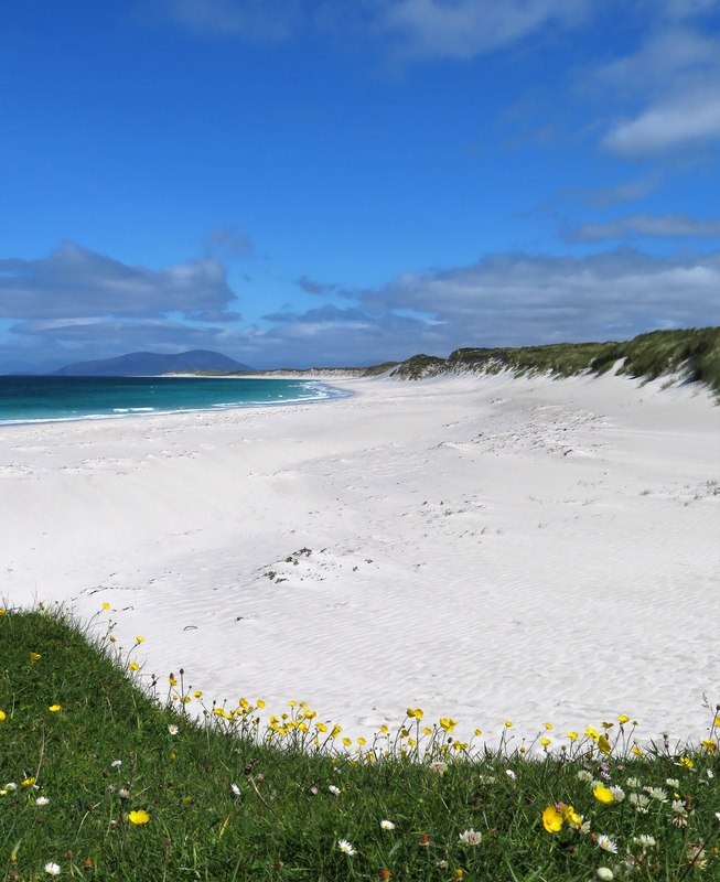 Southern end of the west beach on... © Gordon Hatton :: Geograph ...