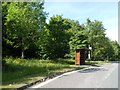 Bus shelter on A29 near Bury