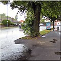 Flash flooding on Dowson Road