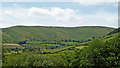 Across the Wye Valley south of Llangurig, Powys