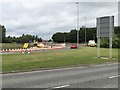 NZ3137 : Roadworks on the A688 by David Robinson