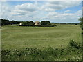 SP0736 : Peasebrook equine clinic, from the railway line by Christine Johnstone
