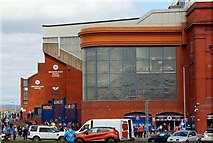 NS5564 : The stairway structure at the west of the Bill Struth Main Stand at Ibrox Stadium by Steve Daniels