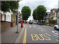 Bus stop on Winchester Road, Highams Park