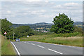 B4358 approaching Newbridge-on-Wye in Powys