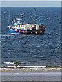 NJ0365 : Aranatha off the beach at Findhorn by valenta