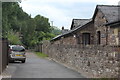 Cycle route at former Govilon Station