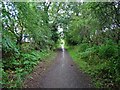 Footpath through Oakham Business Park