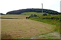 Farmland south-west of Llanafan-Fawr in Powys