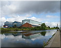 Works beside the River Lea Navigation