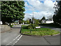 Junction of old and new roads, Llanddarog