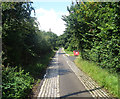 Road towards River Lea Country Park