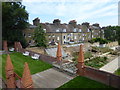 Looking from the Formal Garden at Restoration House