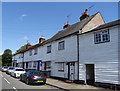 Clapboard houses on High Street, Hunsdon