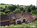 Cottages beside the railway at Nethercott