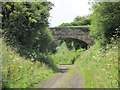 Bridge over the old dismantled railway line.