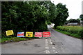 Road closed on Longhill Road