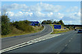 TL4353 : M11 Southbound Exit at Junction 11 by David Dixon