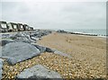 SZ7498 : South Hayling, beach & defences by Mike Faherty