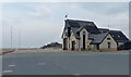 Lifeboat station along the promenade at Rhyl