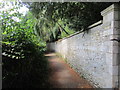 Footpath from the church, Brigstock