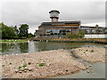 SO7204 : WWT Slimbridge Wetland Centre - Lake and Visitor Centre by David Dixon