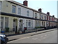 Terraced housing on Penhevad Street, Cardiff