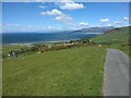 Looking across Castell-y-Gaer to Llwyngwril