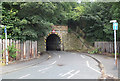 Cornmill Lane enters a tunnel