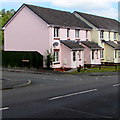 Pink houses in Pencader