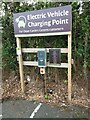 Otter Garden Centre: electric car charging point