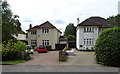 Houses on Watling Street (A5183), Radlett