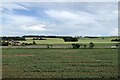 Farmland and the A90 near Fordoun