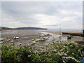 Boats moored at Abersoch