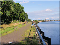 NS4870 : Riverside Walkway at Clydeside Community Park by David Dixon