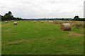 TL0058 : Hay reels near Radwell by Philip Jeffrey