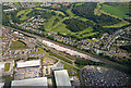 The Phoenix and Elderslie from the air