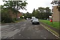 Dead-end road on the NE side of Church Street, Tredegar